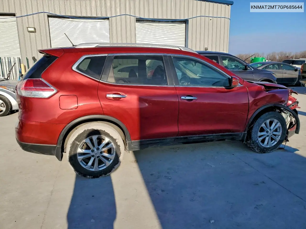 KNMAT2MT7GP685644 2016 Nissan Rogue S