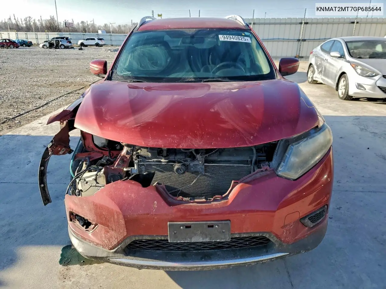KNMAT2MT7GP685644 2016 Nissan Rogue S