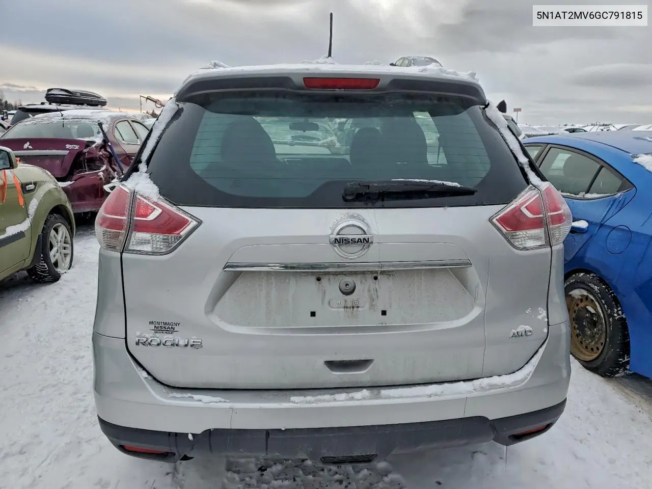 5N1AT2MV6GC791815 2016 Nissan Rogue S