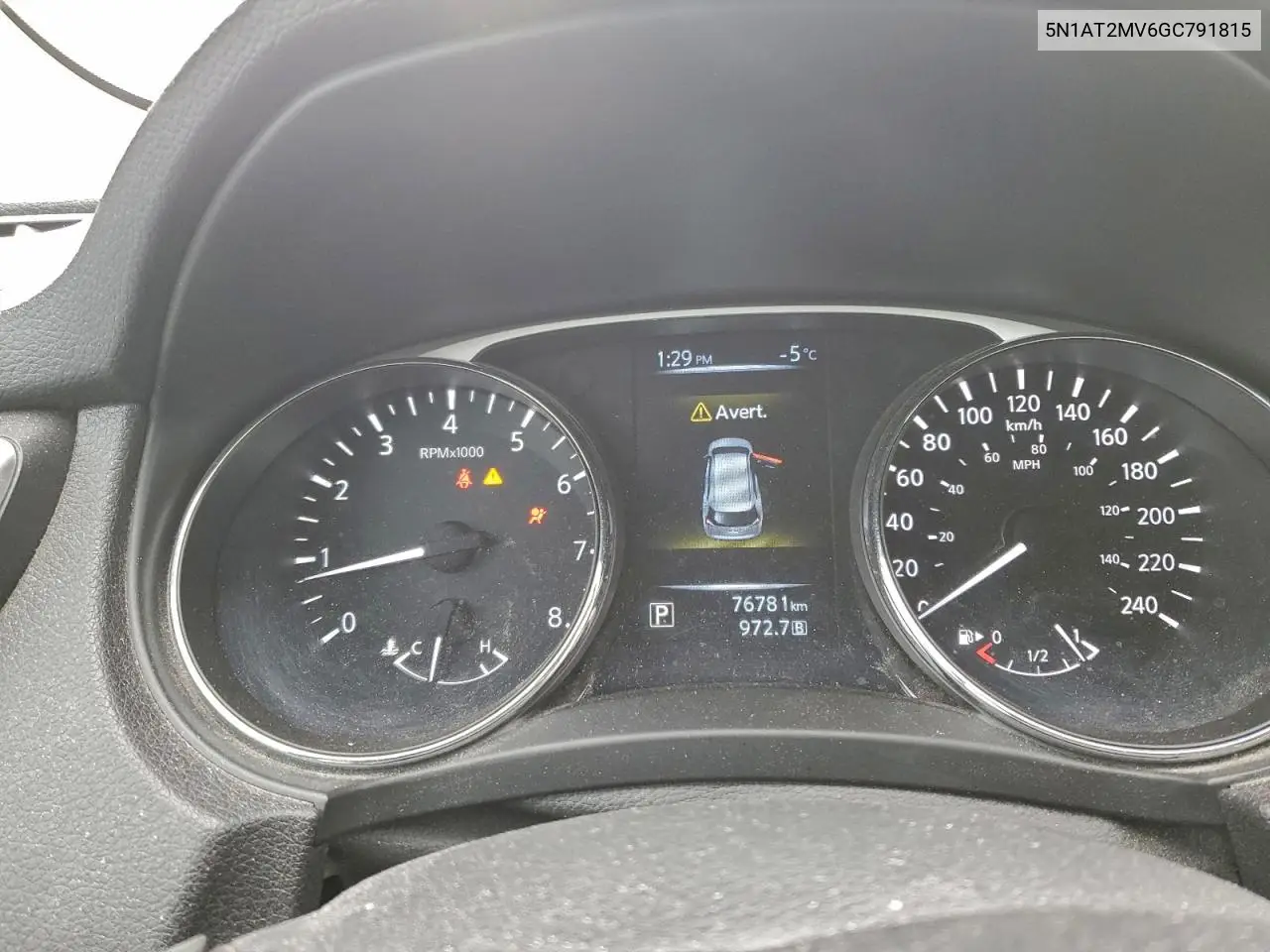 5N1AT2MV6GC791815 2016 Nissan Rogue S