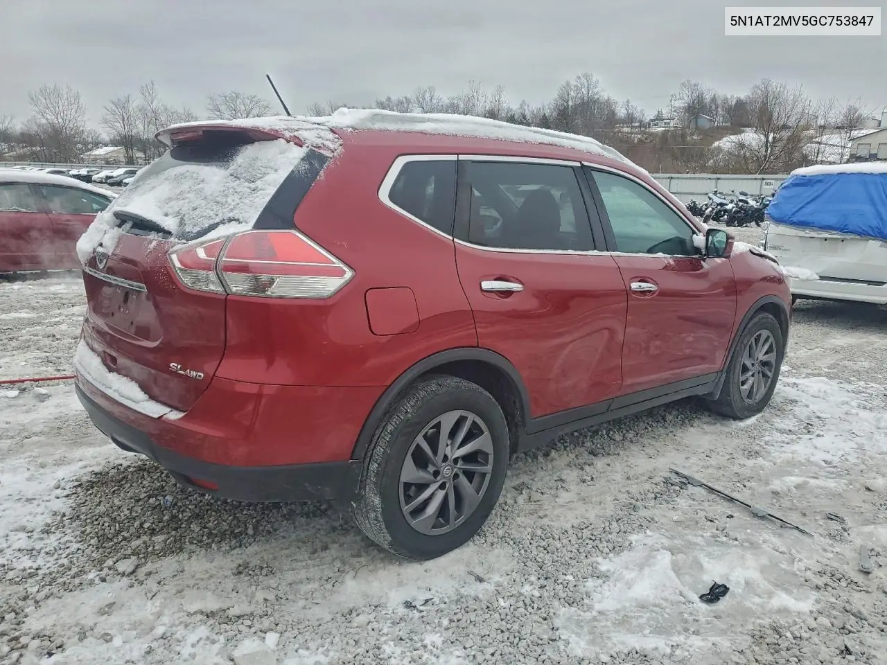 5N1AT2MV5GC753847 2016 Nissan Rogue S