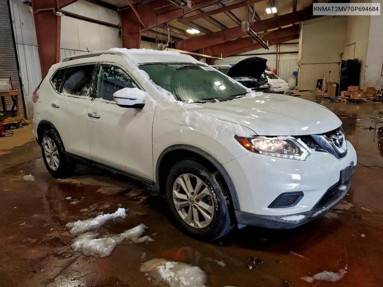 KNMAT2MV7GP694684 2016 Nissan Rogue S