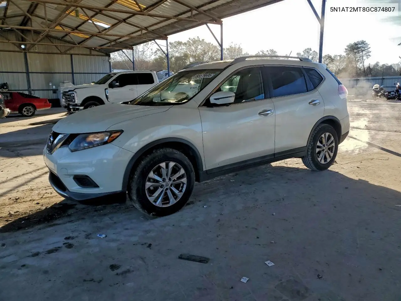 5N1AT2MT8GC874807 2016 Nissan Rogue S