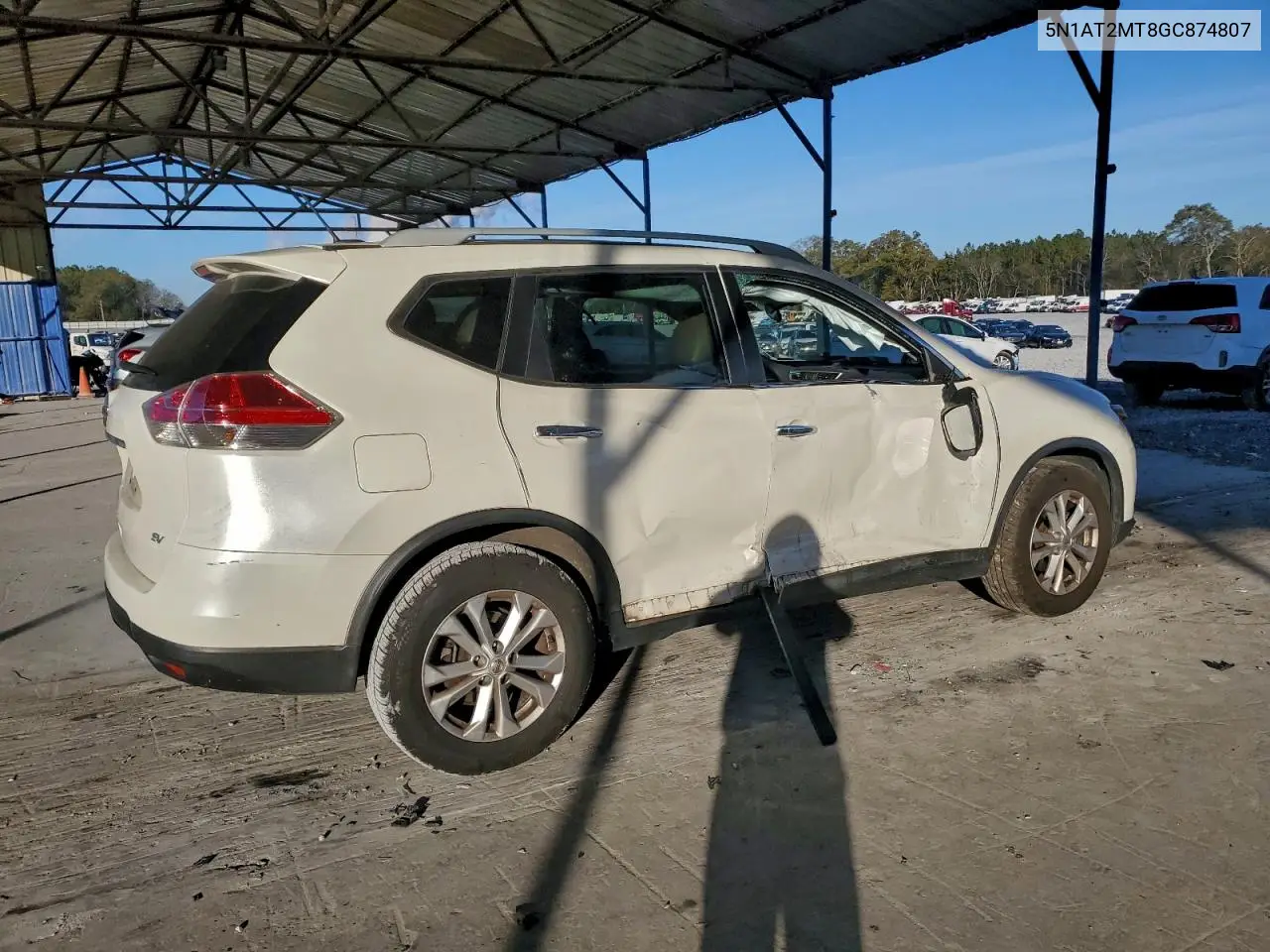 5N1AT2MT8GC874807 2016 Nissan Rogue S