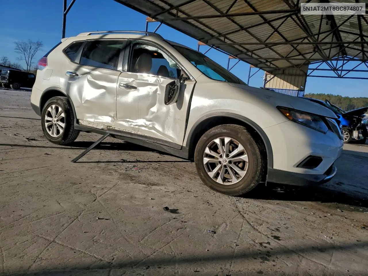 5N1AT2MT8GC874807 2016 Nissan Rogue S