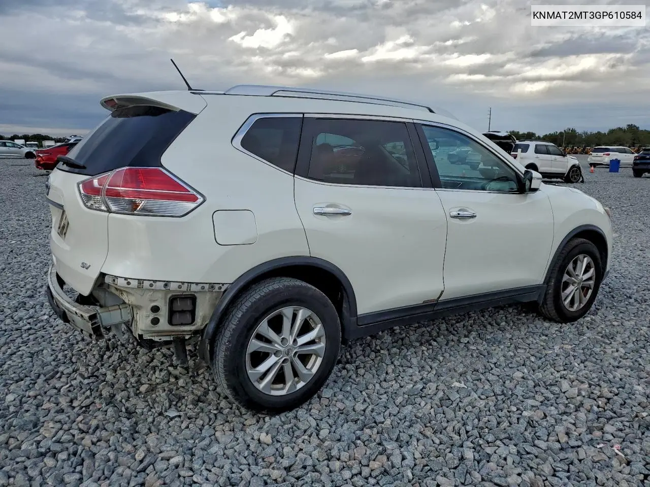 KNMAT2MT3GP610584 2016 Nissan Rogue S