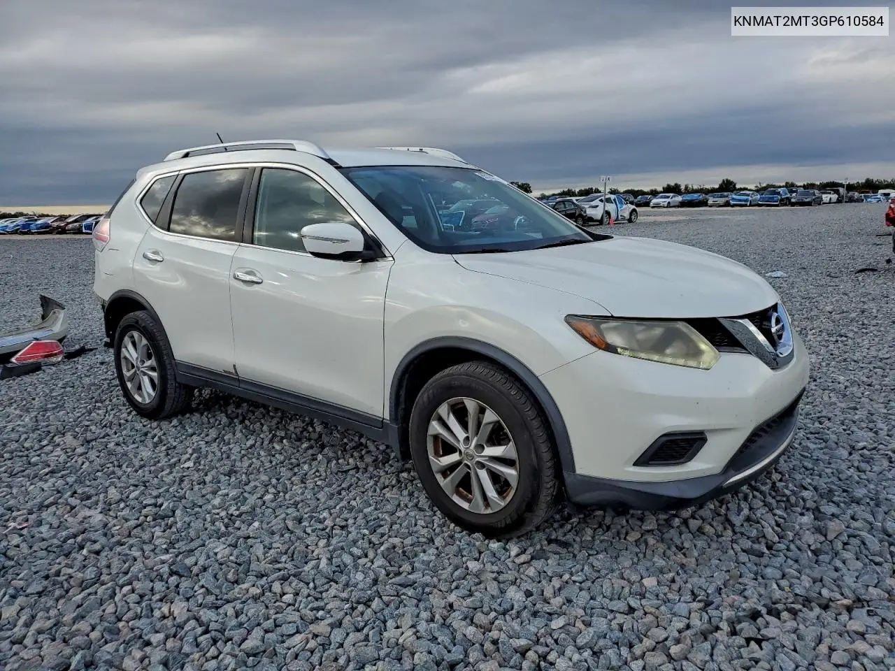 KNMAT2MT3GP610584 2016 Nissan Rogue S