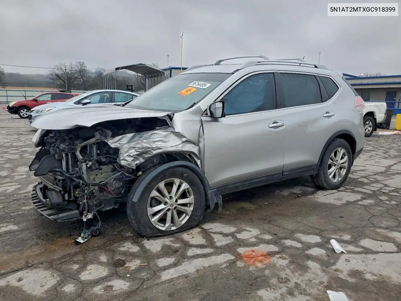 5N1AT2MTXGC918399 2016 Nissan Rogue S