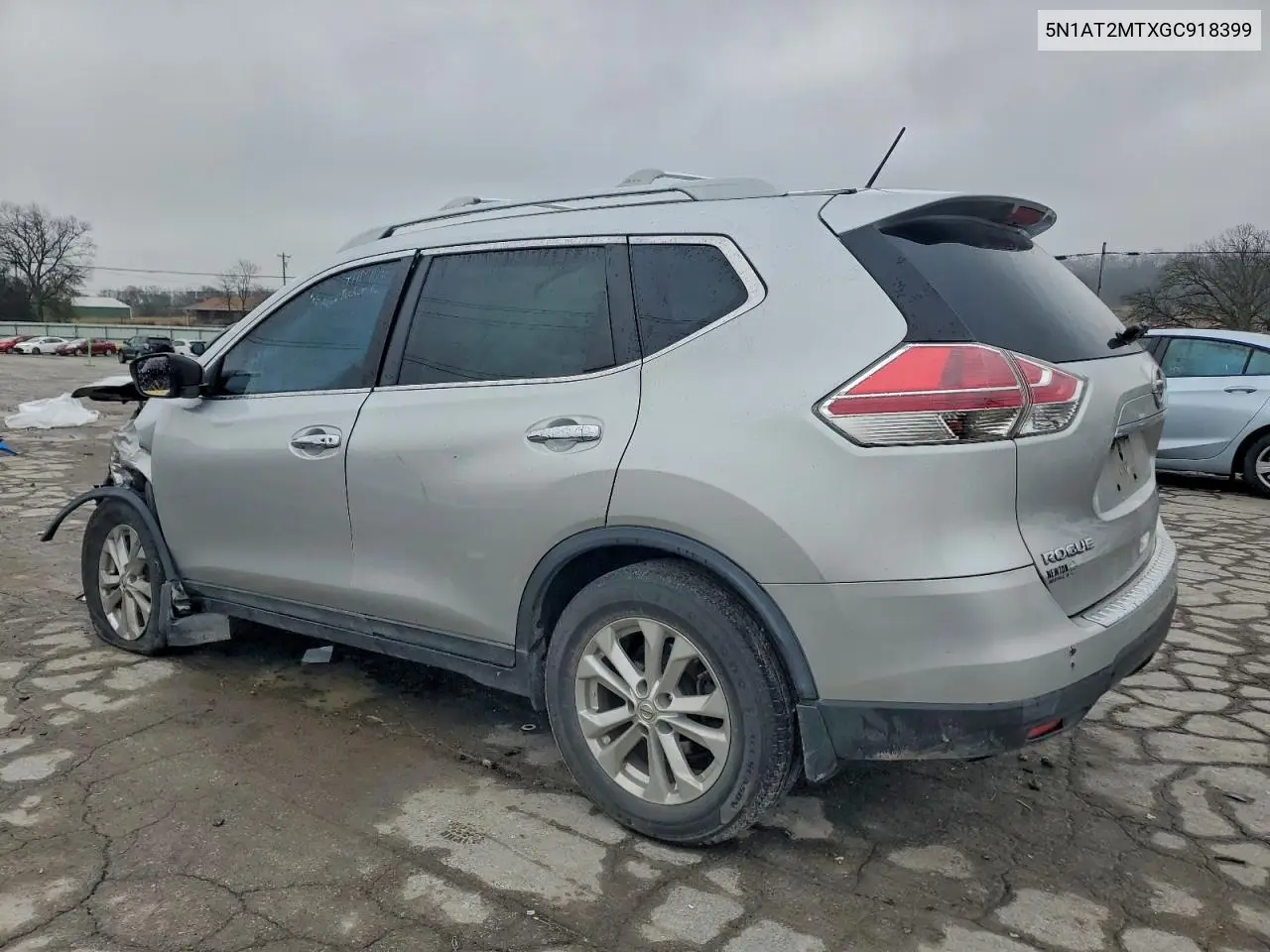 5N1AT2MTXGC918399 2016 Nissan Rogue S