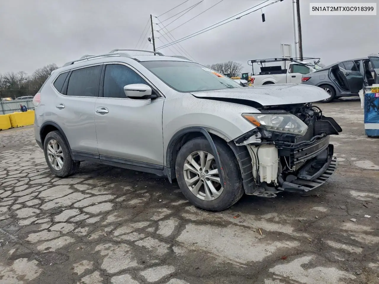 5N1AT2MTXGC918399 2016 Nissan Rogue S
