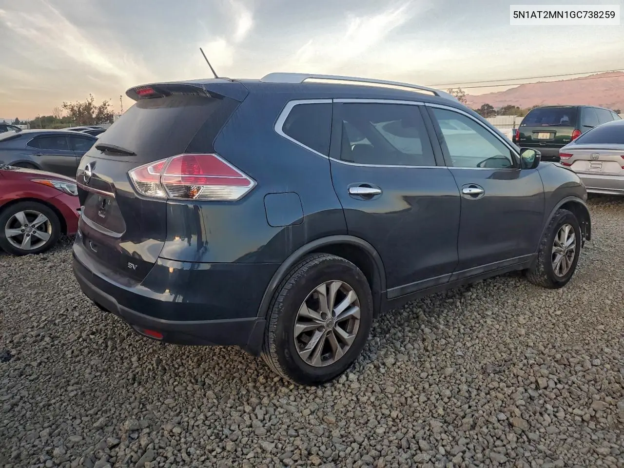 5N1AT2MN1GC738259 2016 Nissan Rogue S