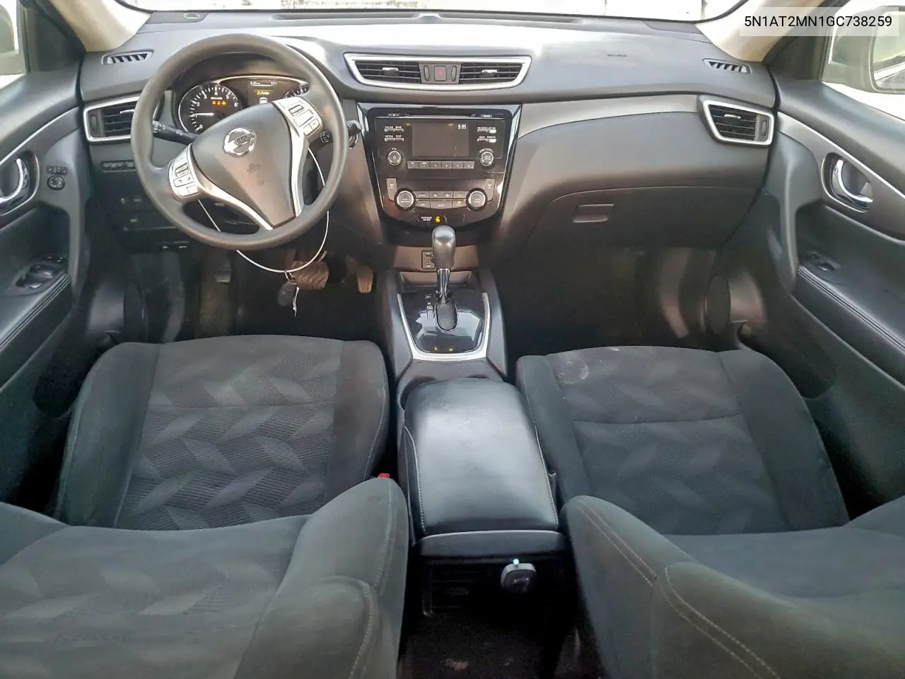 5N1AT2MN1GC738259 2016 Nissan Rogue S