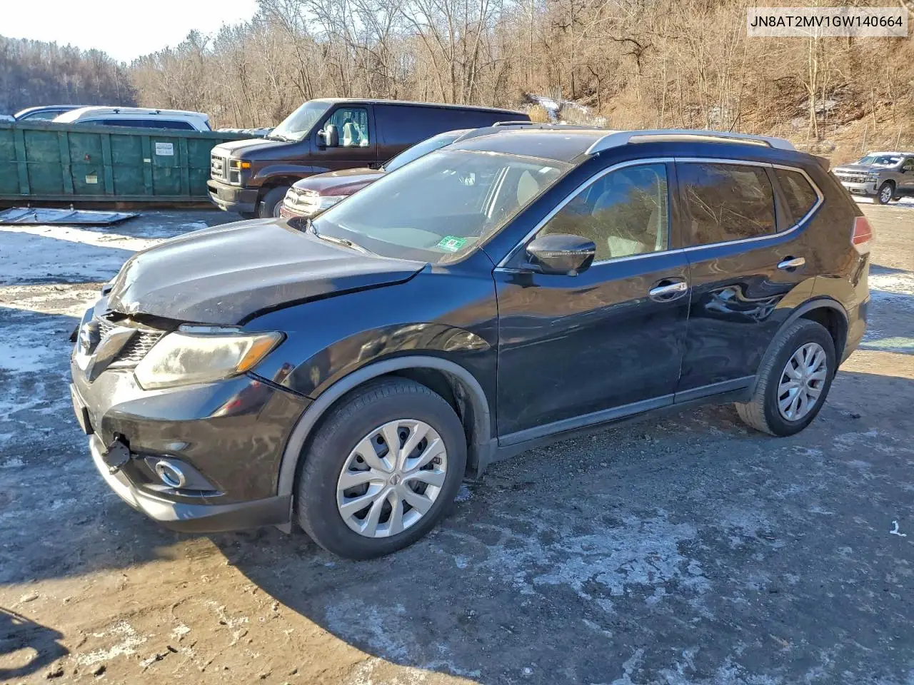 JN8AT2MV1GW140664 2016 Nissan Rogue S