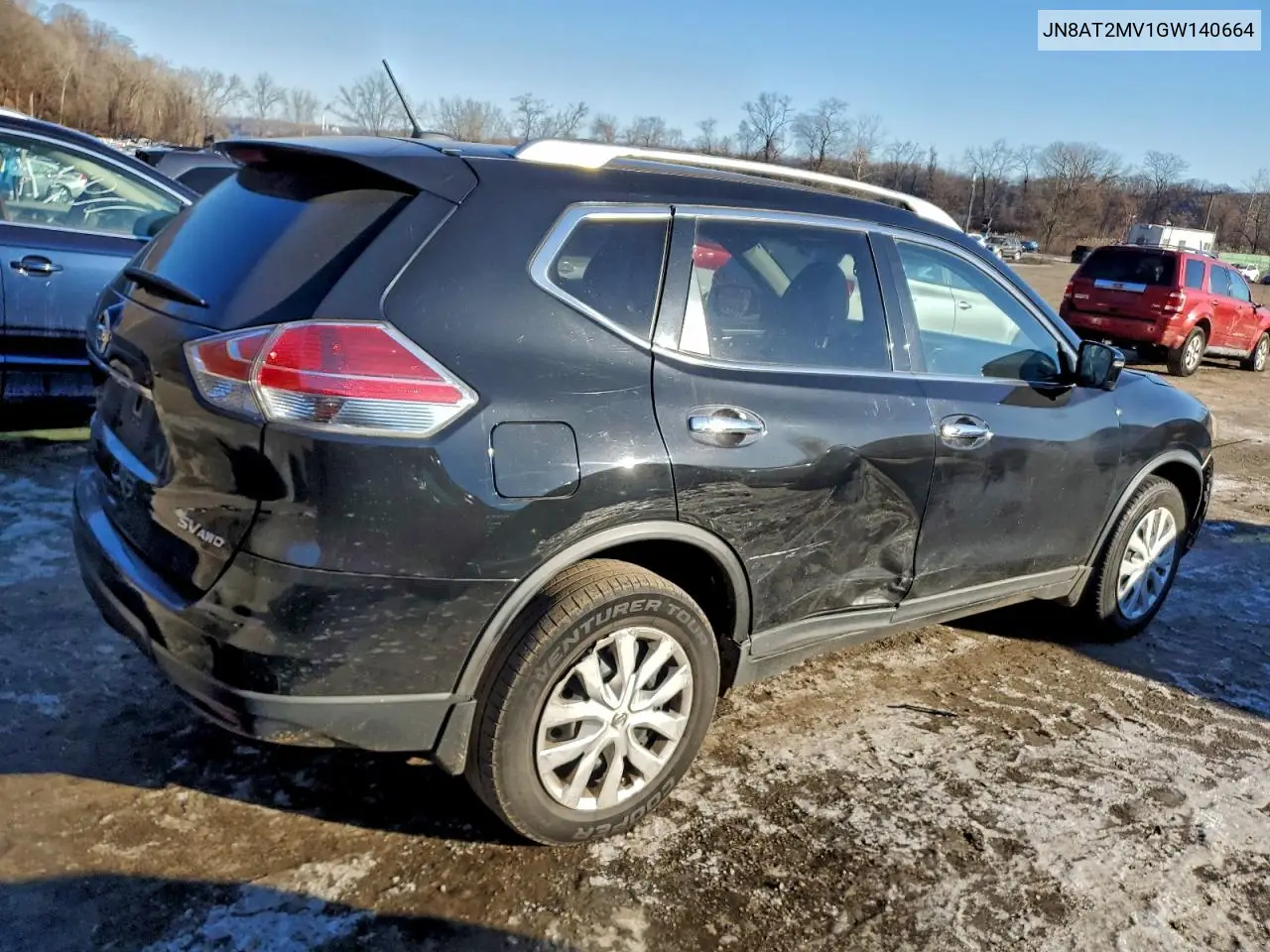 JN8AT2MV1GW140664 2016 Nissan Rogue S