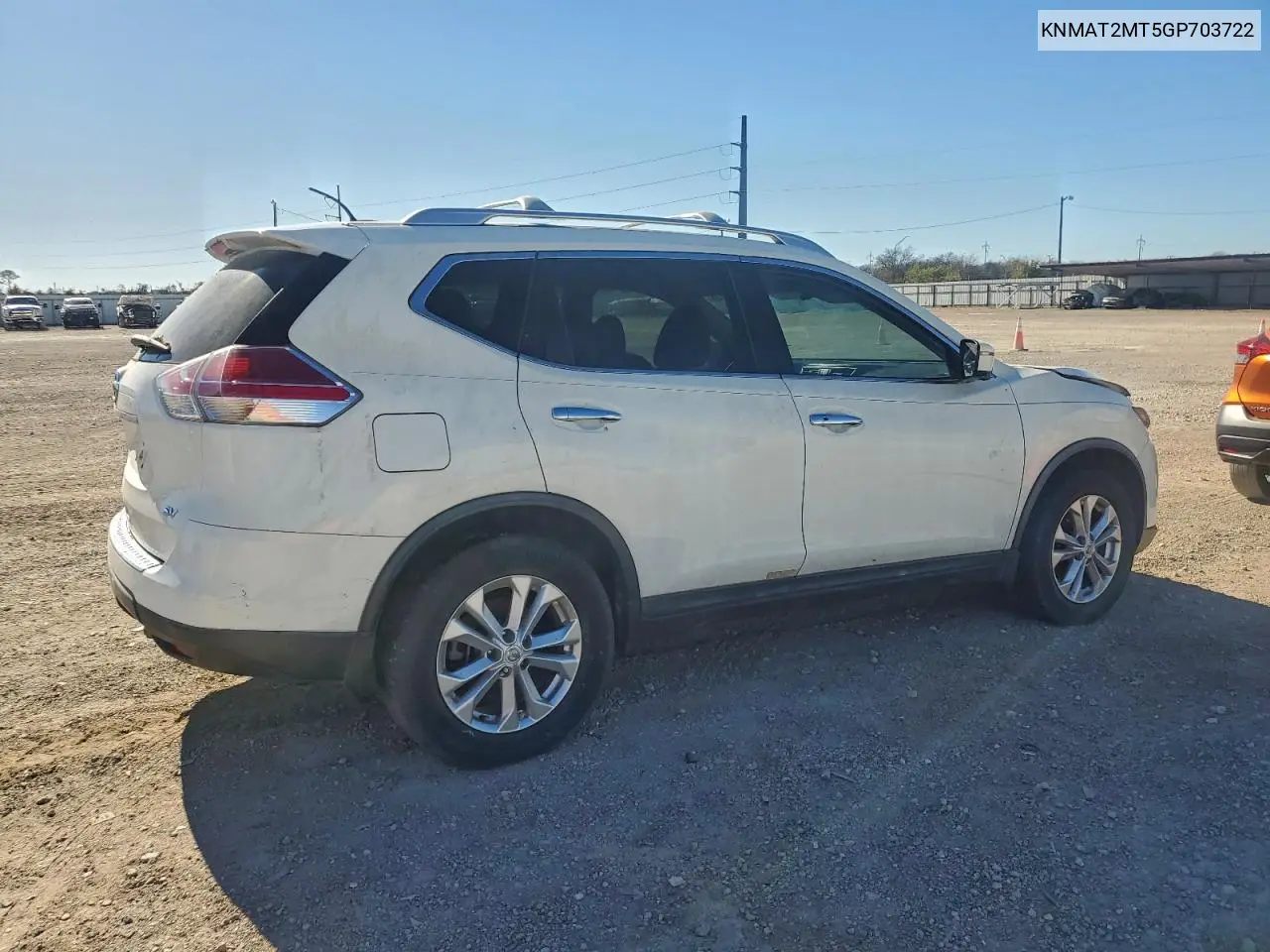 KNMAT2MT5GP703722 2016 Nissan Rogue S