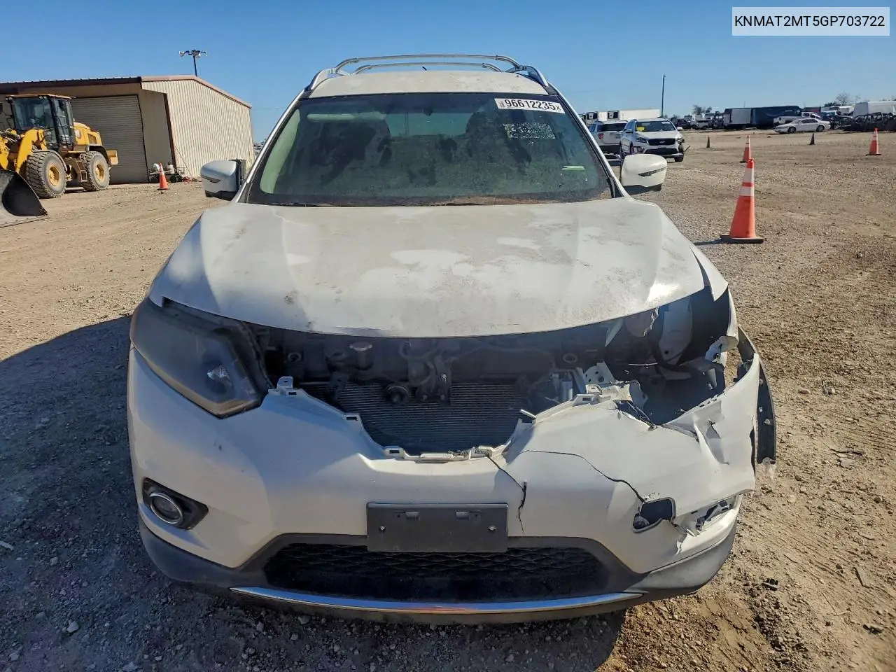 KNMAT2MT5GP703722 2016 Nissan Rogue S