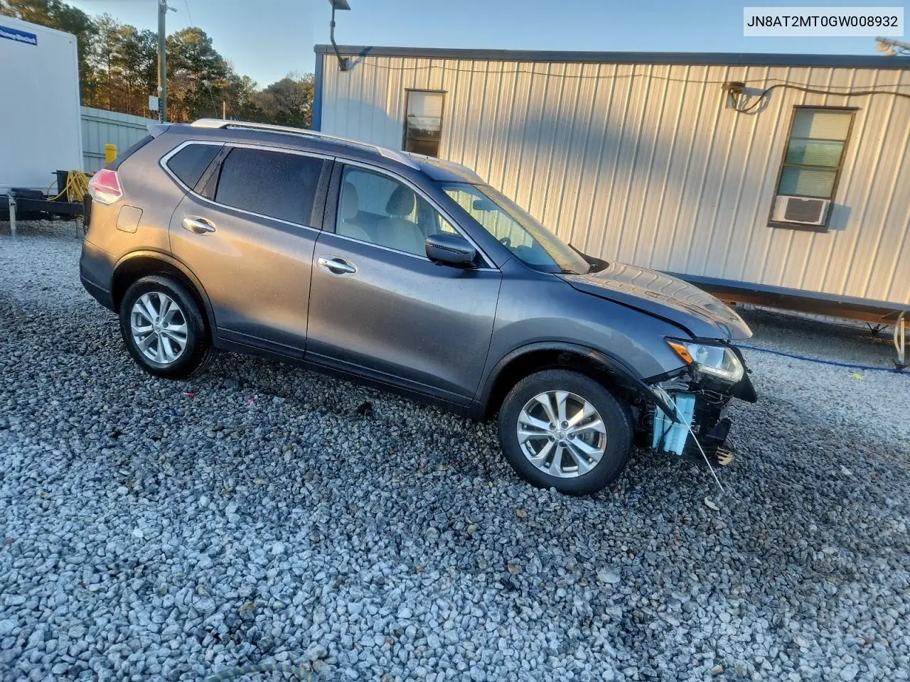 JN8AT2MT0GW008932 2016 Nissan Rogue S
