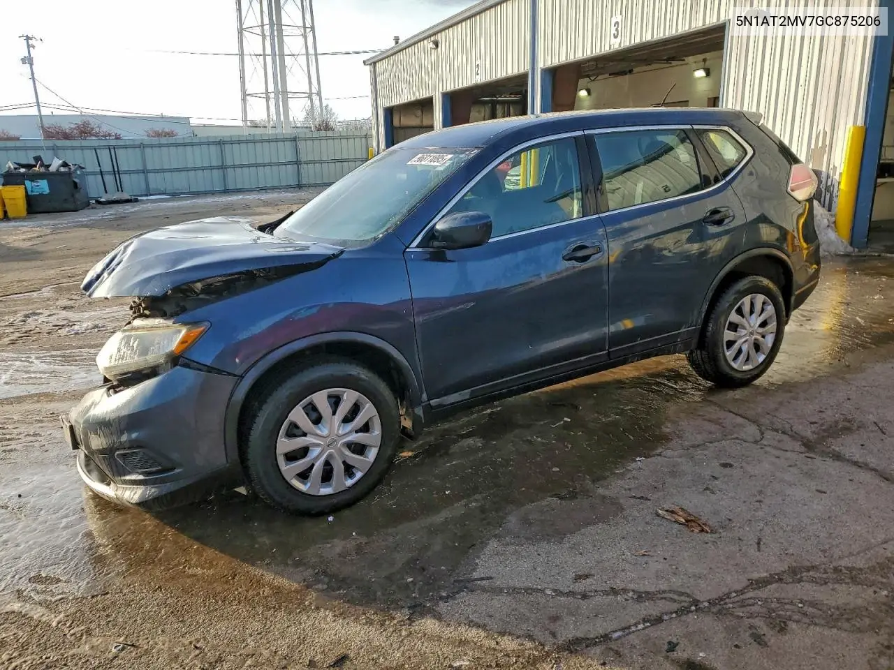 5N1AT2MV7GC875206 2016 Nissan Rogue S
