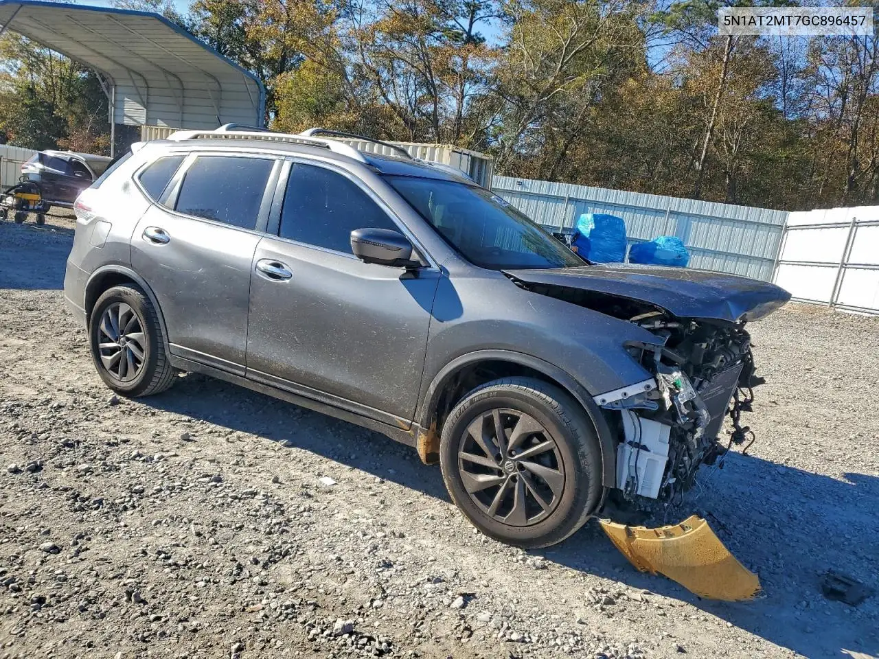 5N1AT2MT7GC896457 2016 Nissan Rogue S