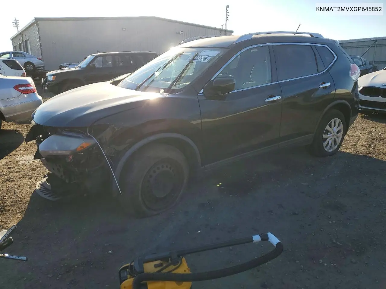 KNMAT2MVXGP645852 2016 Nissan Rogue S