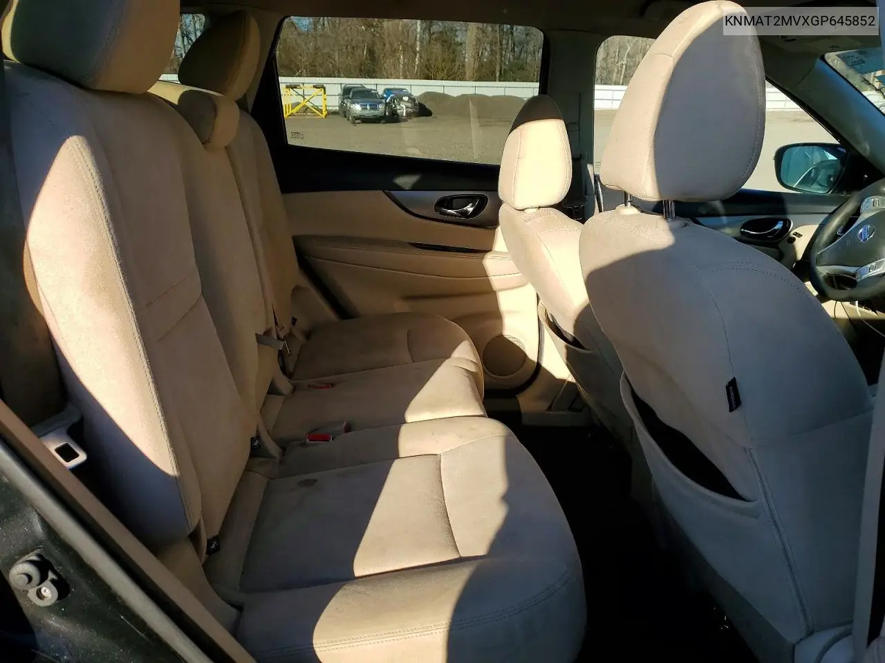 KNMAT2MVXGP645852 2016 Nissan Rogue S