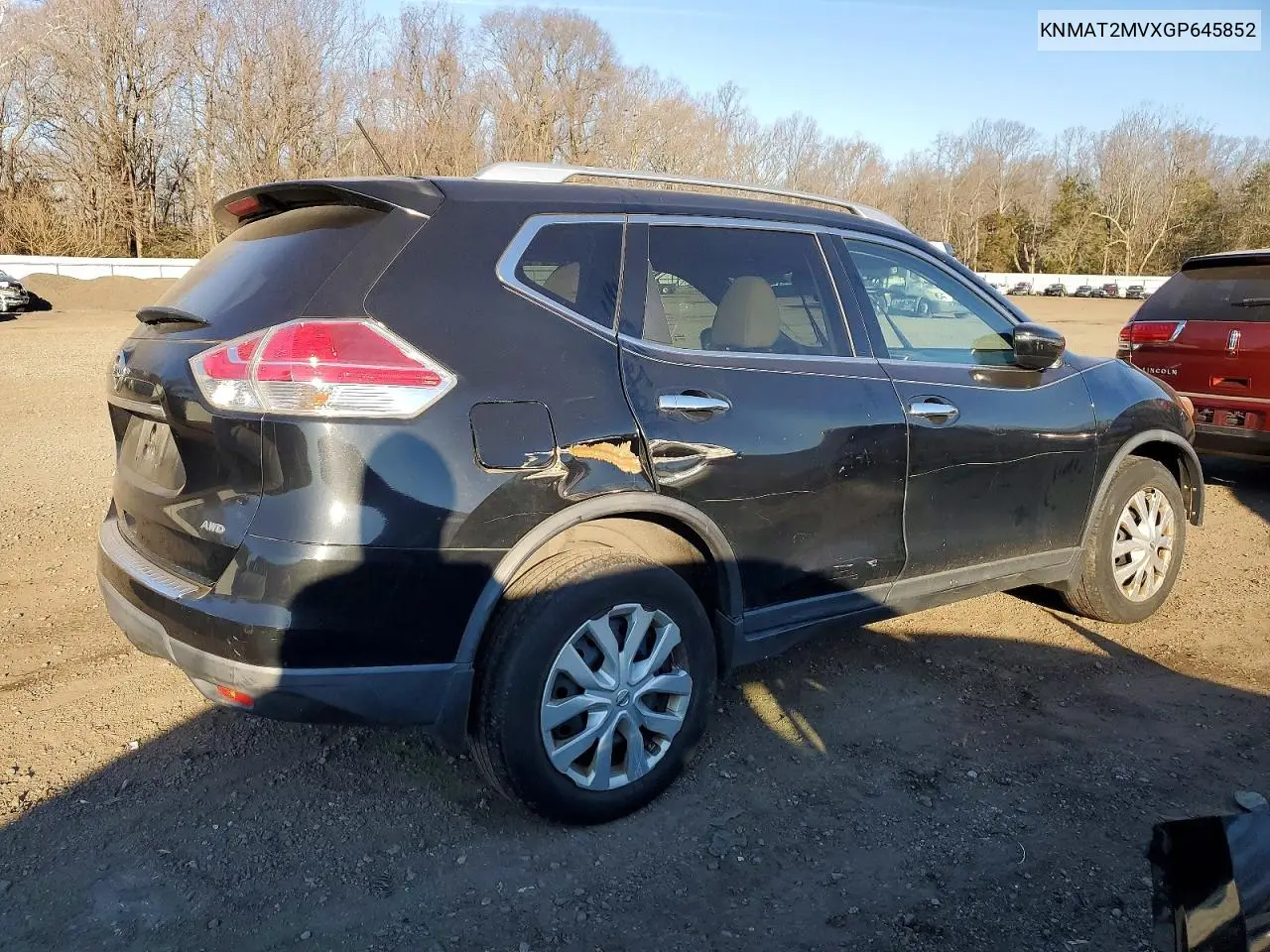 KNMAT2MVXGP645852 2016 Nissan Rogue S