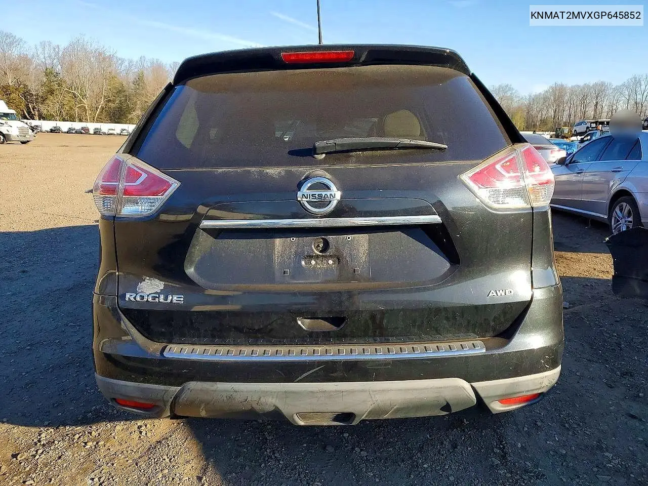 KNMAT2MVXGP645852 2016 Nissan Rogue S