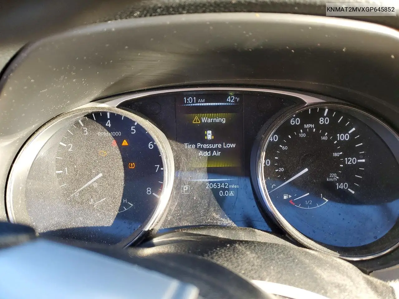 KNMAT2MVXGP645852 2016 Nissan Rogue S