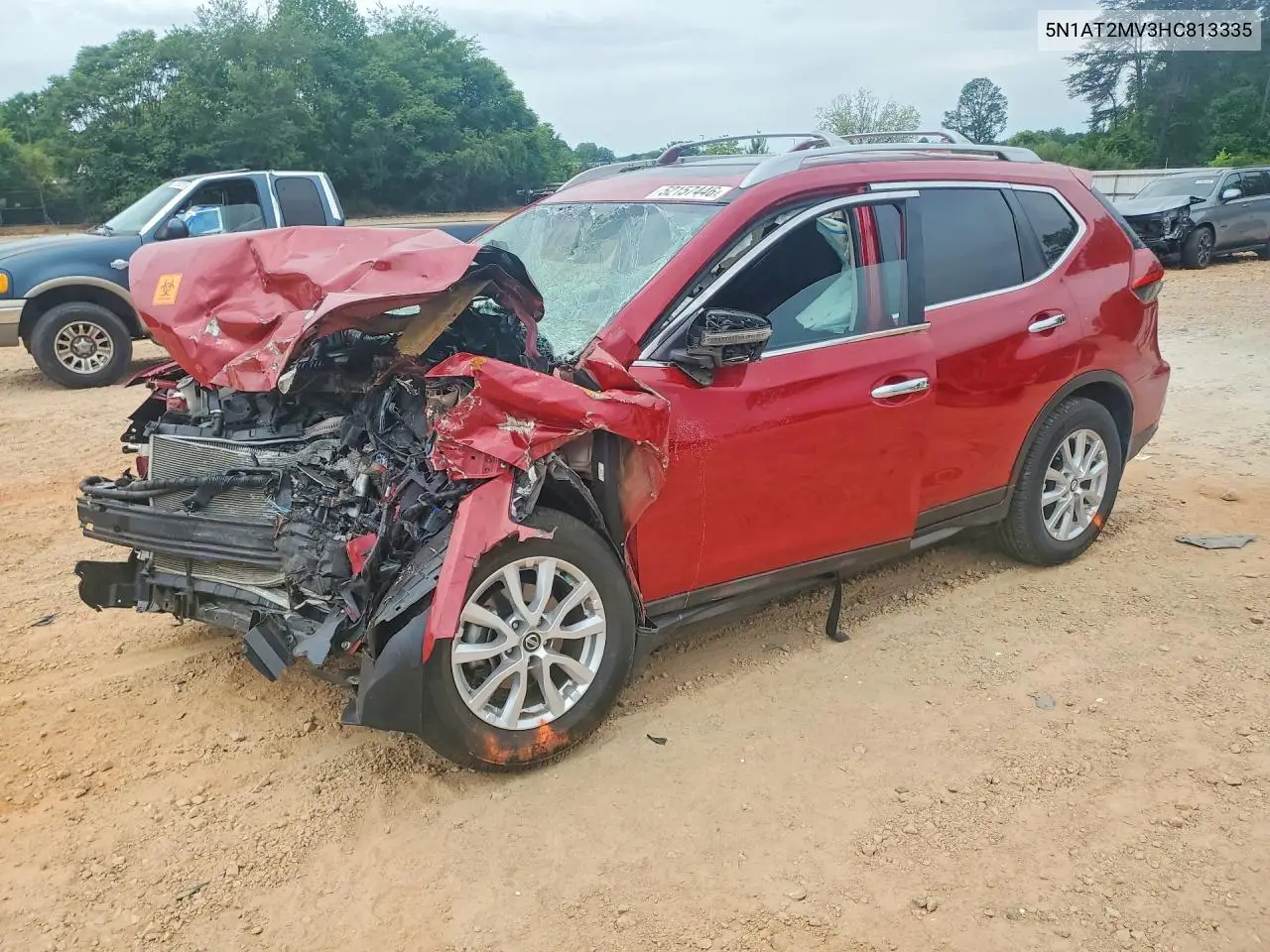 5N1AT2MV3HC813335 2017 Nissan Rogue Sv