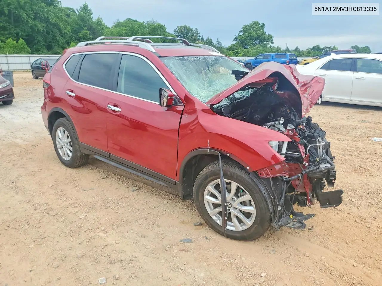 5N1AT2MV3HC813335 2017 Nissan Rogue Sv