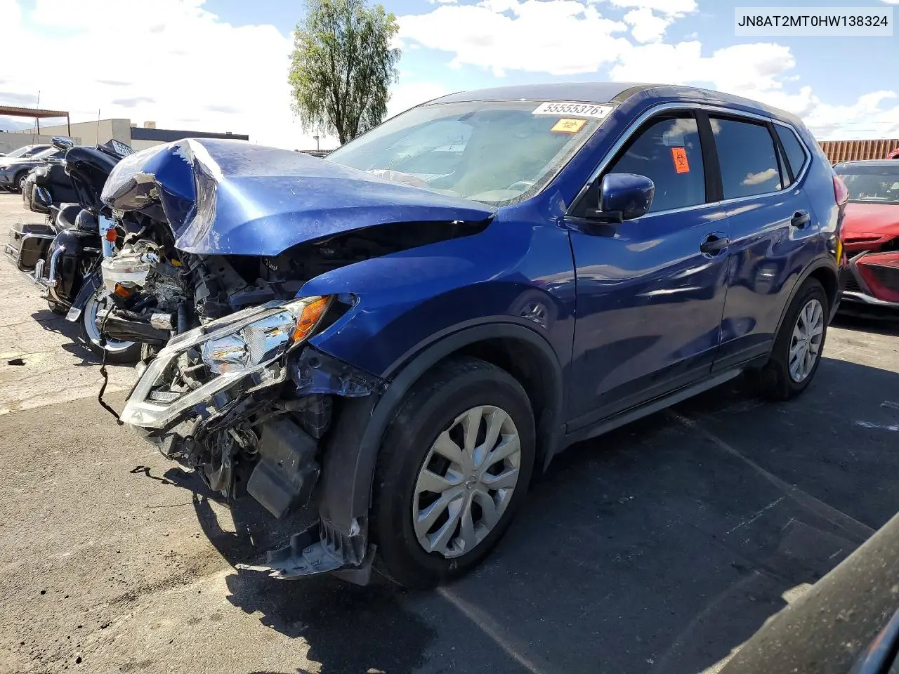 JN8AT2MT0HW138324 2017 Nissan Rogue S