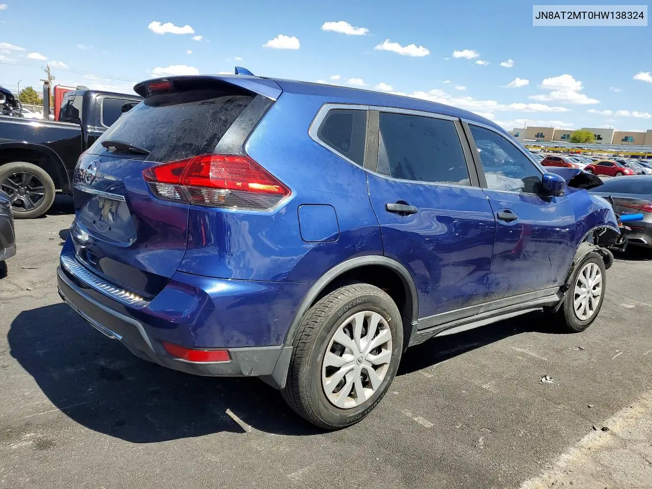 JN8AT2MT0HW138324 2017 Nissan Rogue S