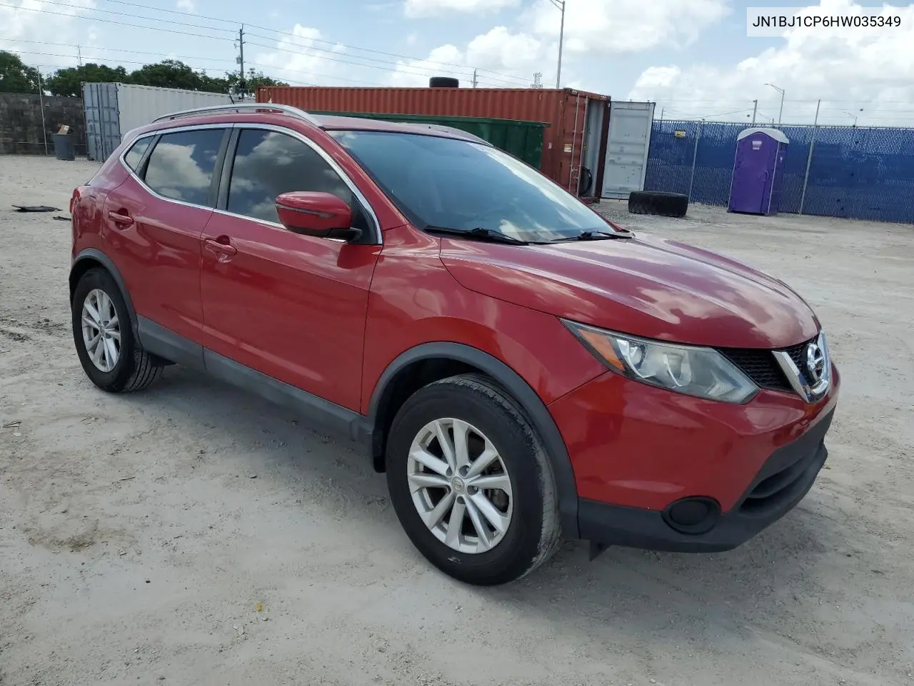 JN1BJ1CP6HW035349 2017 Nissan Rogue Sport S