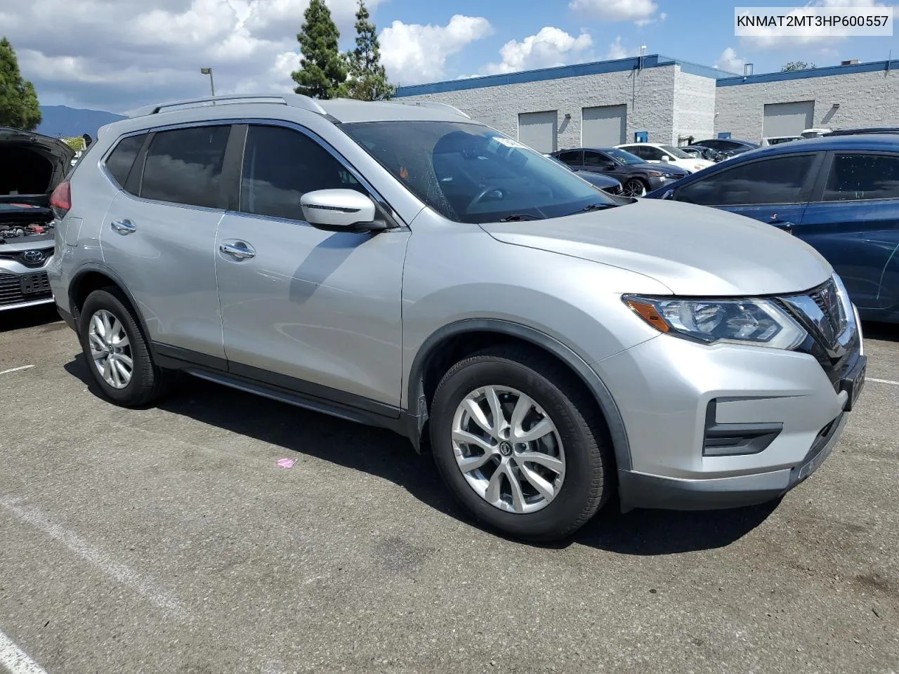 2017 Nissan Rogue S VIN: KNMAT2MT3HP600557 Lot: 71845814