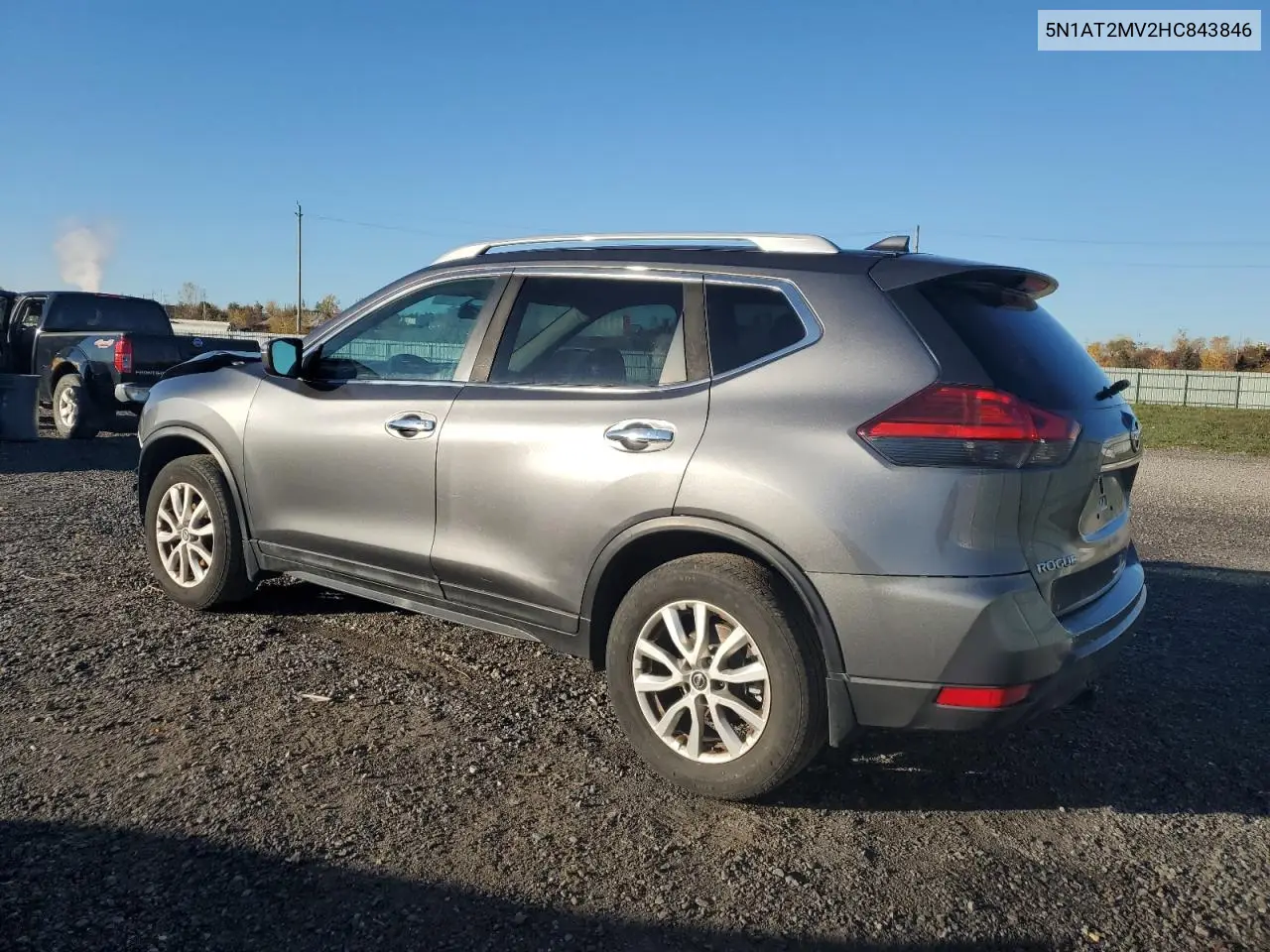 5N1AT2MV2HC843846 2017 Nissan Rogue Sv