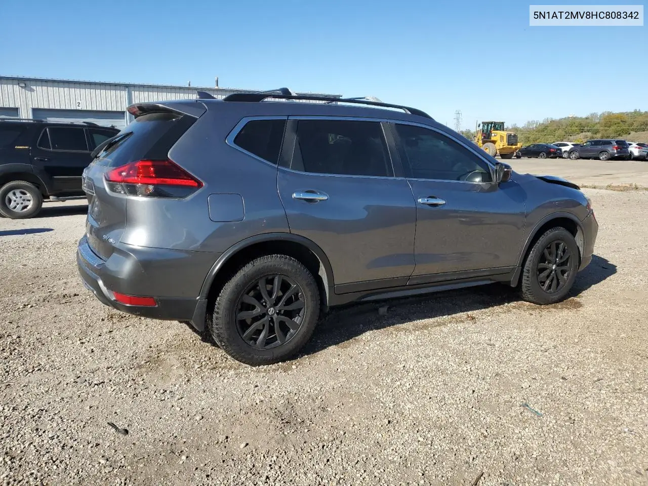 5N1AT2MV8HC808342 2017 Nissan Rogue Sv