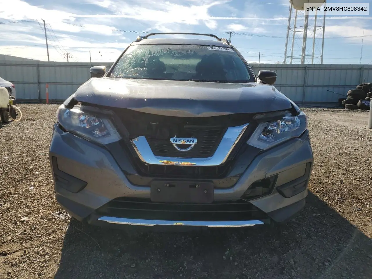 5N1AT2MV8HC808342 2017 Nissan Rogue Sv