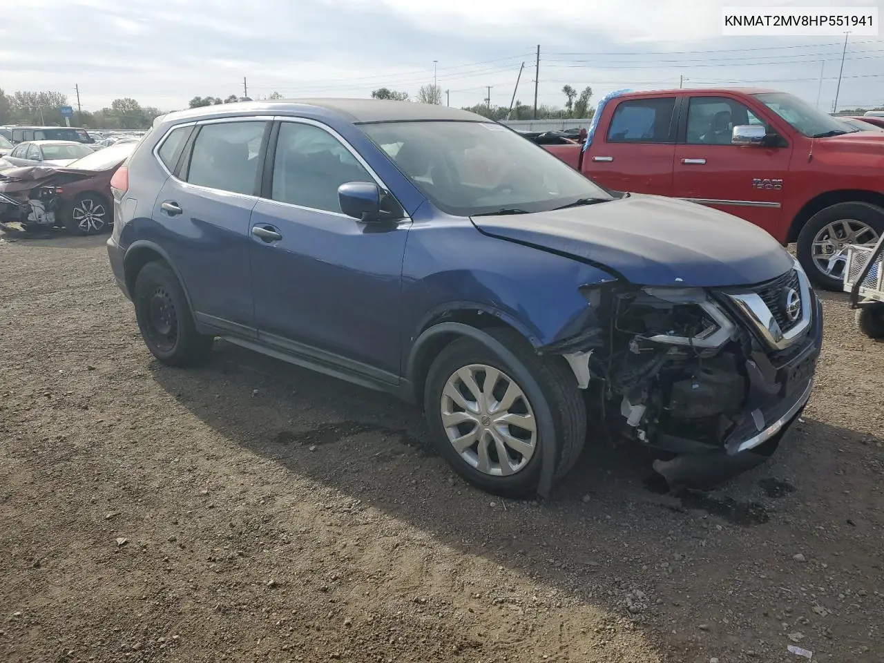 KNMAT2MV8HP551941 2017 Nissan Rogue S
