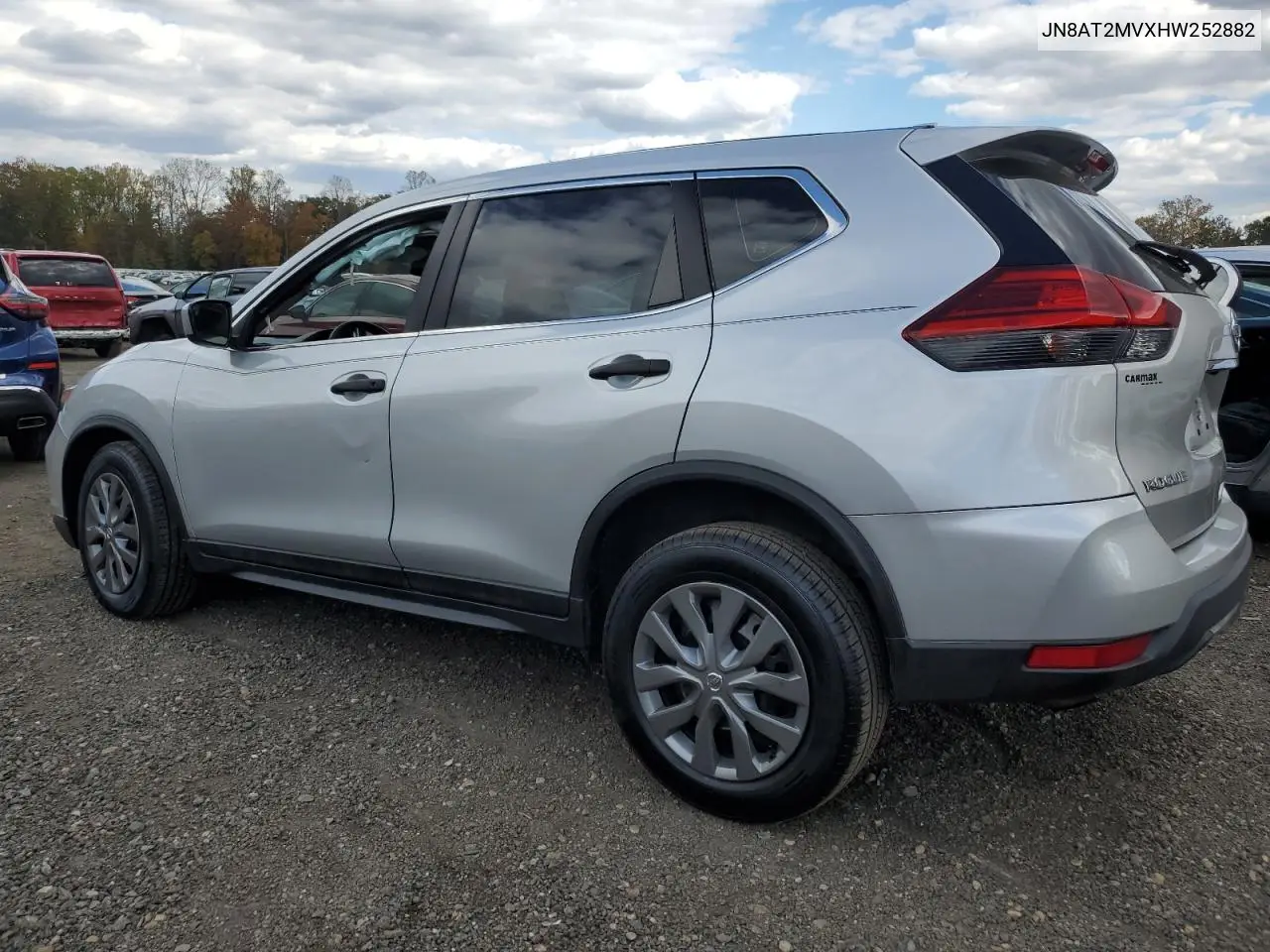 JN8AT2MVXHW252882 2017 Nissan Rogue S