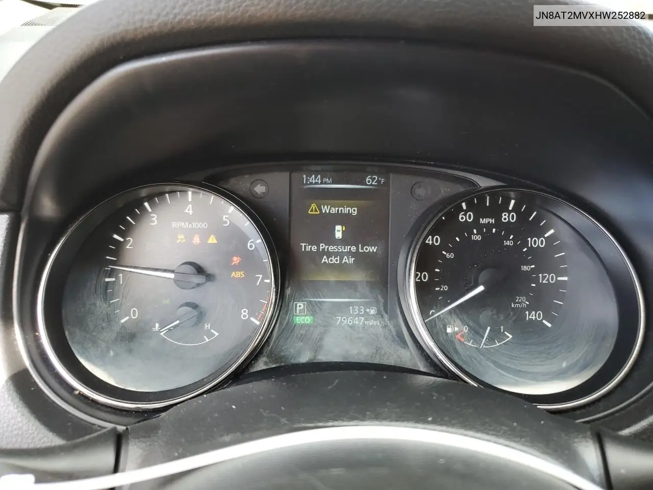 JN8AT2MVXHW252882 2017 Nissan Rogue S