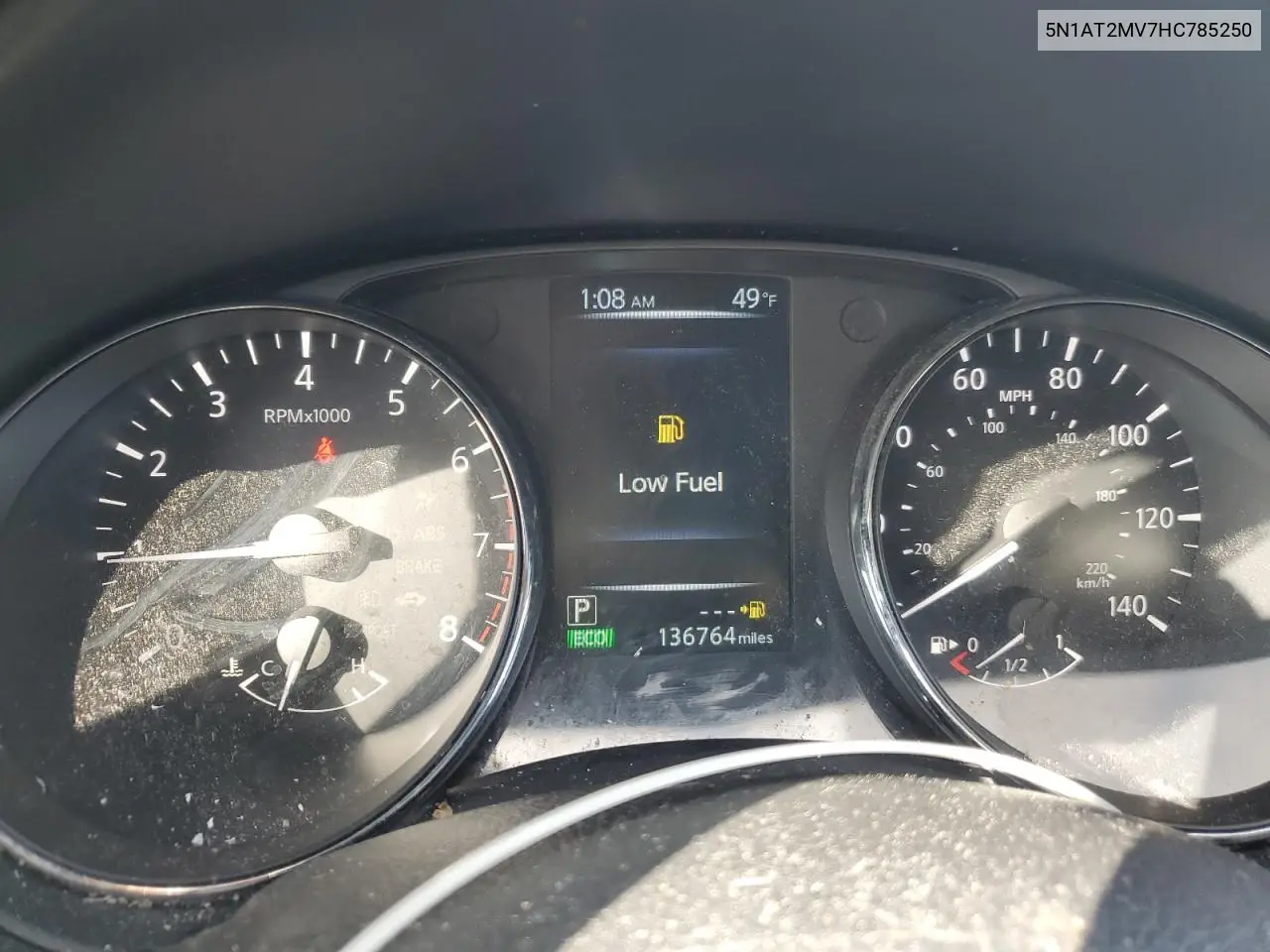 5N1AT2MV7HC785250 2017 Nissan Rogue Sv