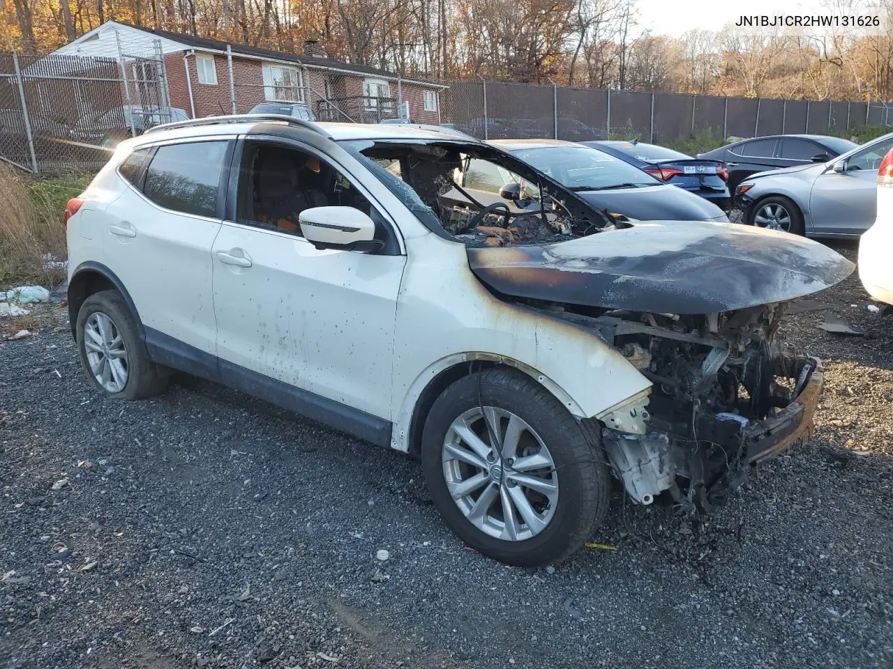JN1BJ1CR2HW131626 2017 Nissan Rogue Sport S