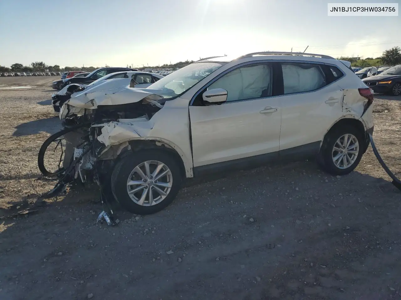 JN1BJ1CP3HW034756 2017 Nissan Rogue Sport S