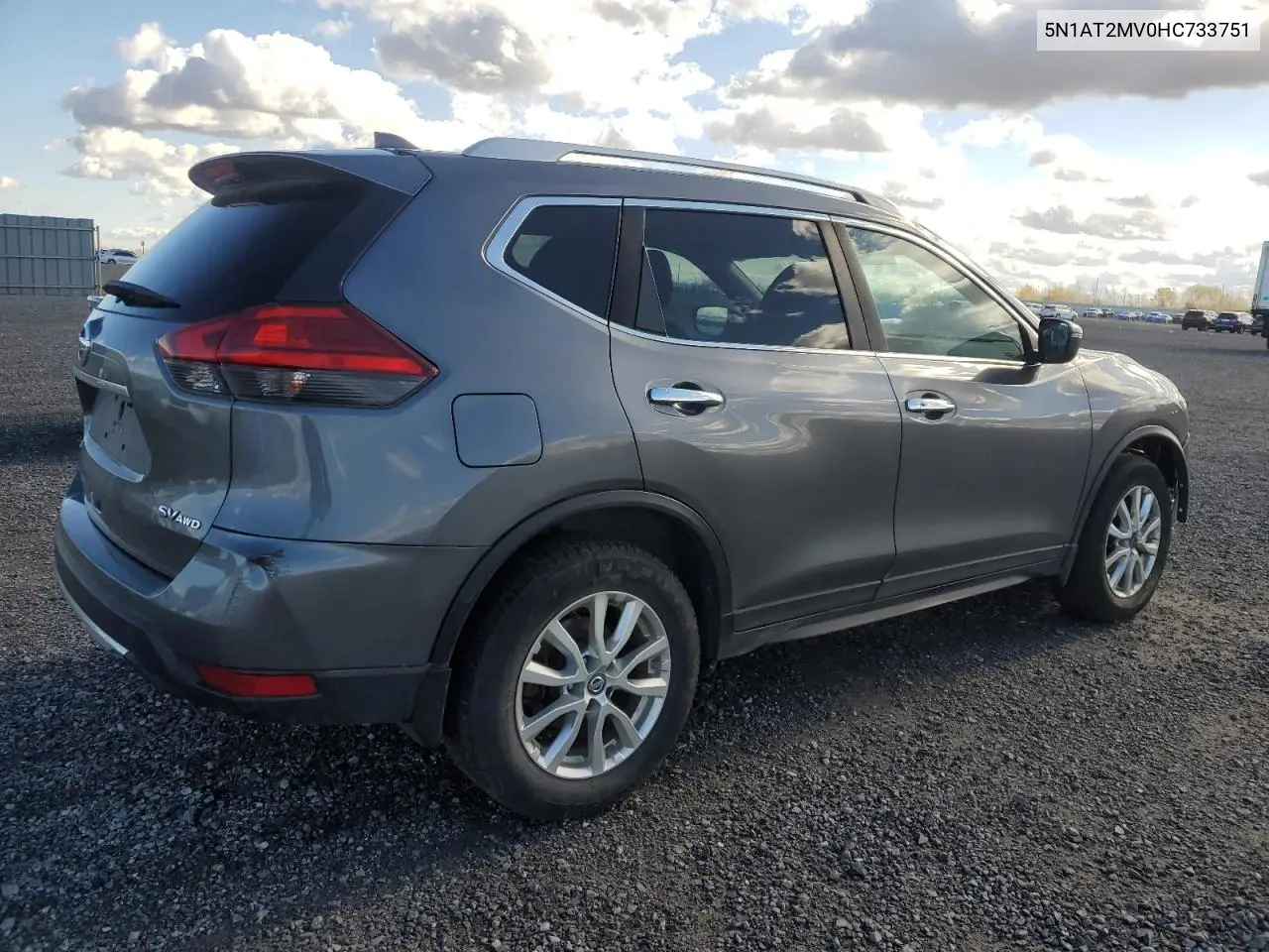 5N1AT2MV0HC733751 2017 Nissan Rogue Sv