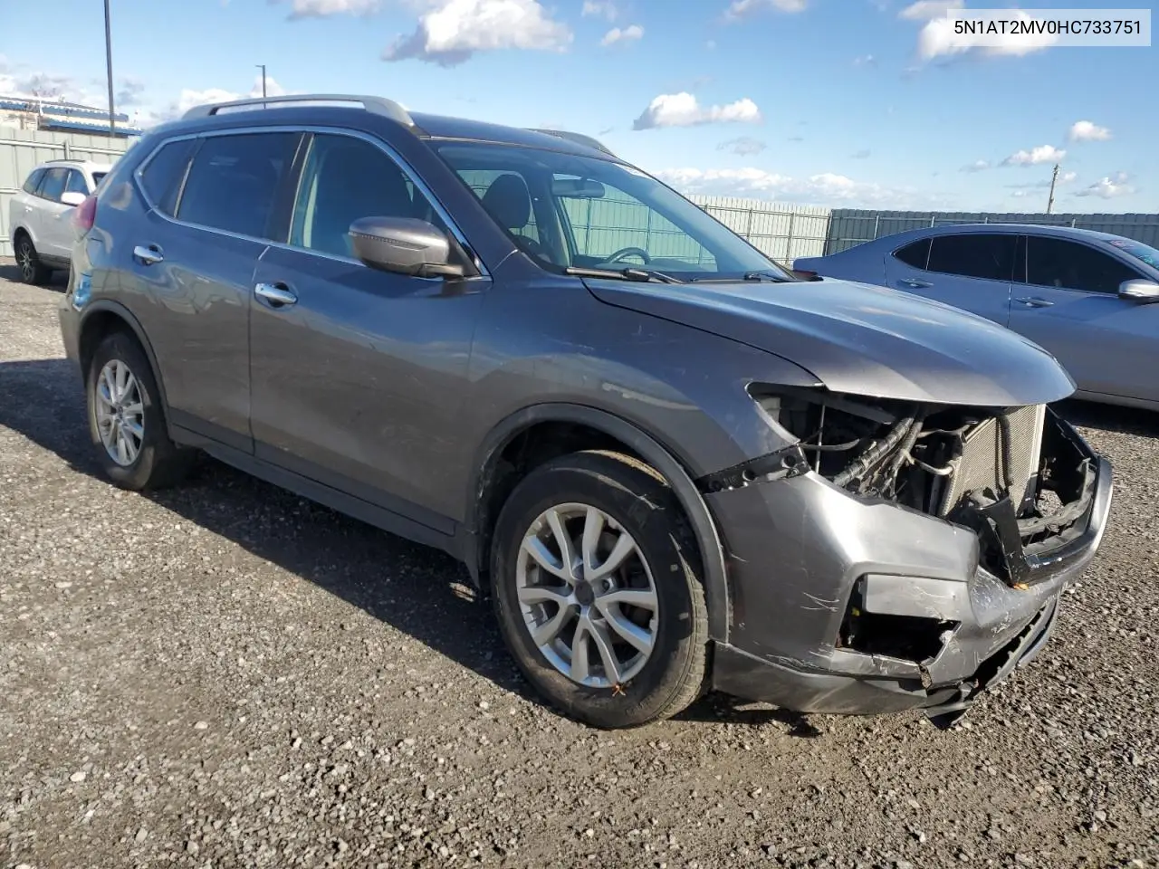 5N1AT2MV0HC733751 2017 Nissan Rogue Sv