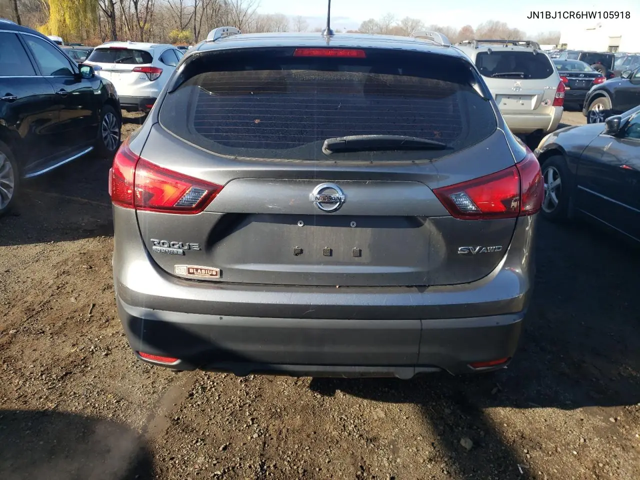 JN1BJ1CR6HW105918 2017 Nissan Rogue Sport S