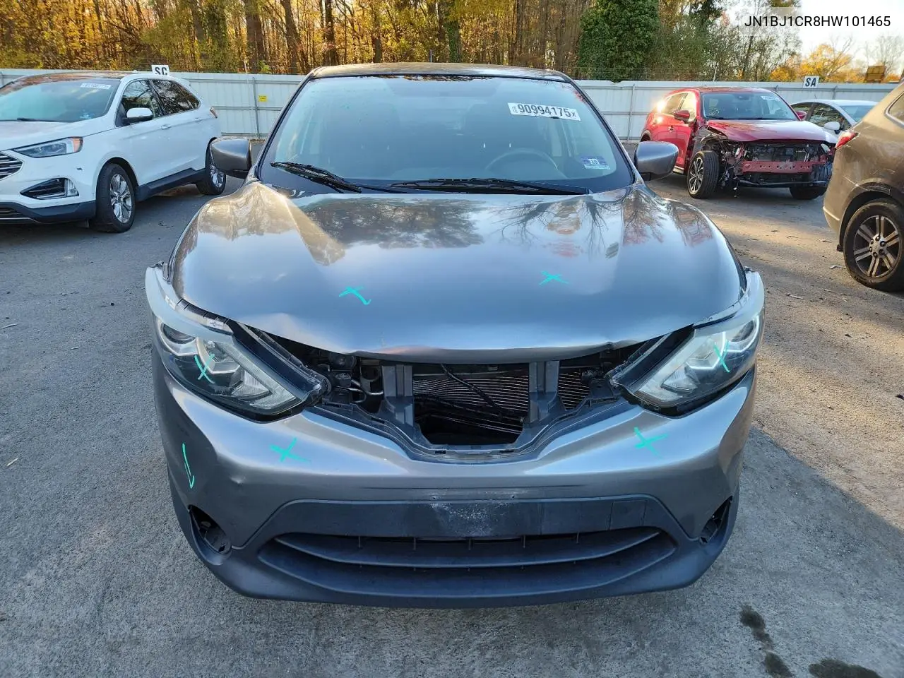 JN1BJ1CR8HW101465 2017 Nissan Rogue Sport S