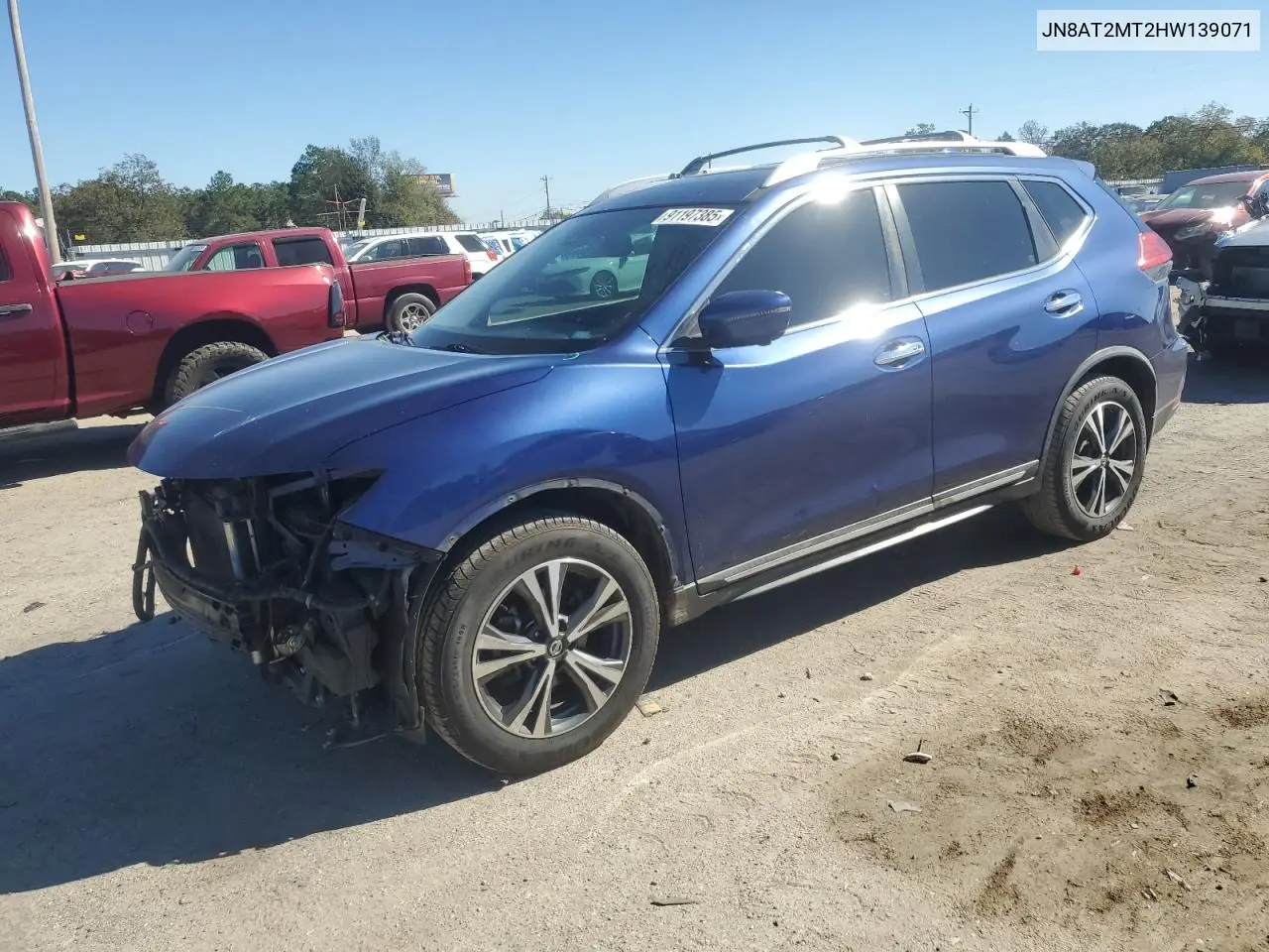 JN8AT2MT2HW139071 2017 Nissan Rogue S