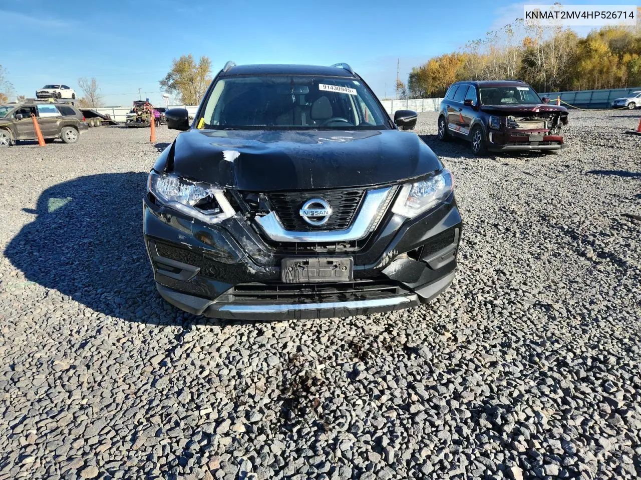 KNMAT2MV4HP526714 2017 Nissan Rogue S