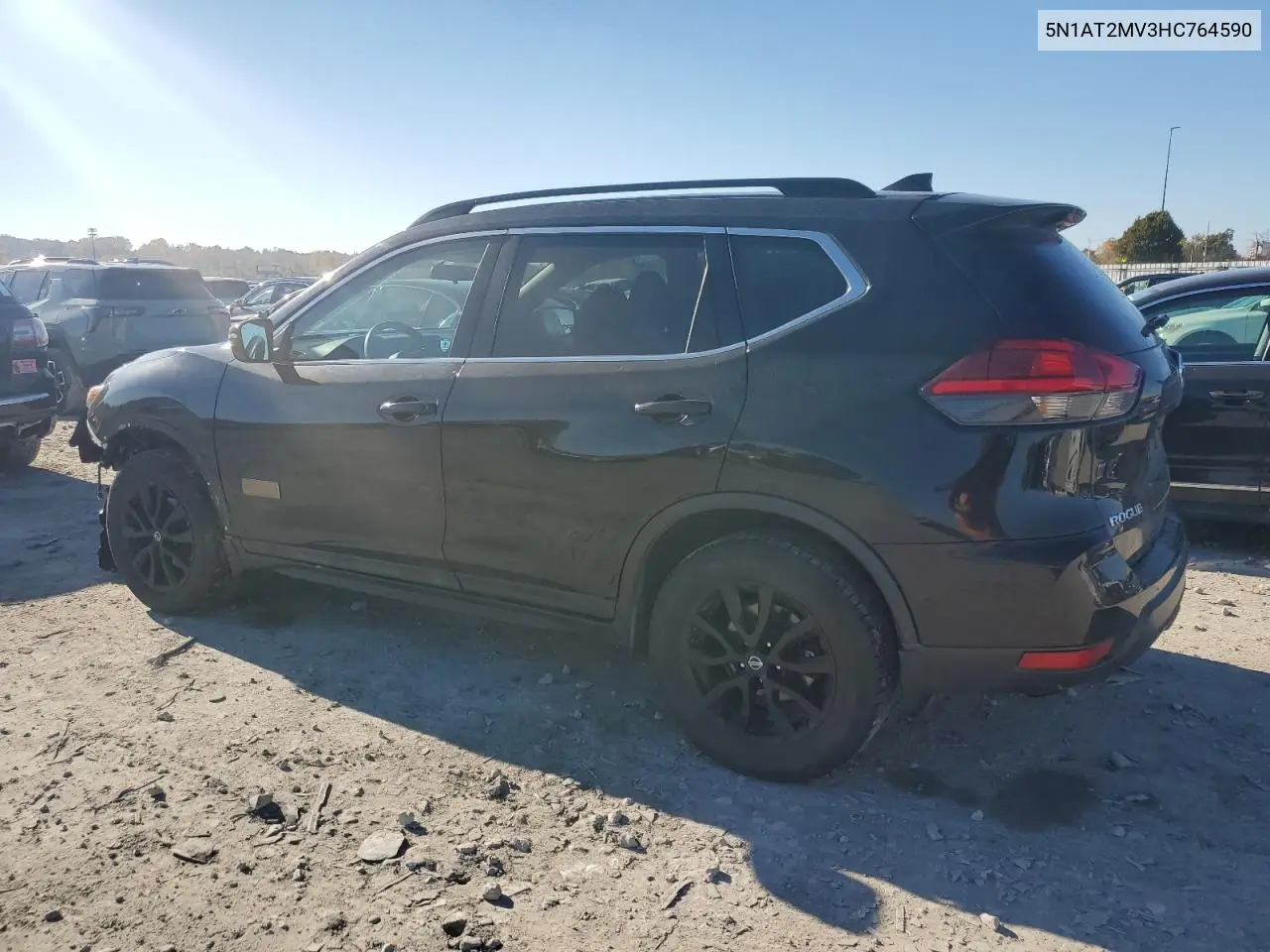 5N1AT2MV3HC764590 2017 Nissan Rogue Sv